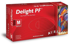 Load image into Gallery viewer, Gloves Delight PF Vinyl - 100pc (clear)