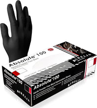 Load image into Gallery viewer, Gloves Absolute Nitrile - 100pc (black)