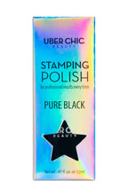 Load image into Gallery viewer, UberChic Stamping Polish - Pure Black
