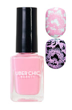 Load image into Gallery viewer, UberChic Stamping Polish - Inka-Dink, a Bottle of Pink