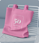 Load image into Gallery viewer, Orly Accessories - Pink Canvas Tote Bag