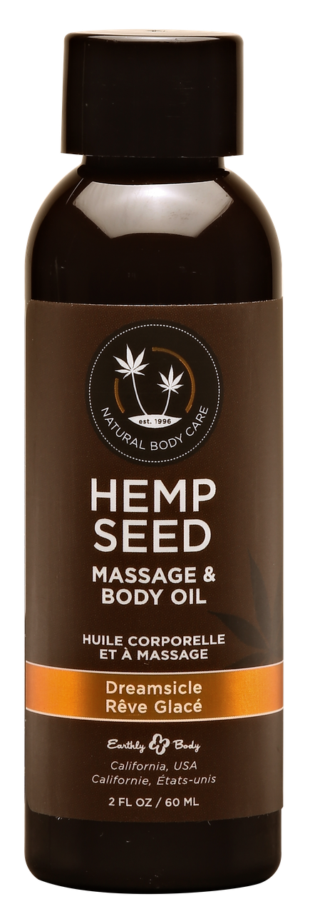 Hemp Seed Massage Oil - Dreamsicle