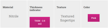 Load image into Gallery viewer, Gloves Blush Nitrile - 200pc (pink)