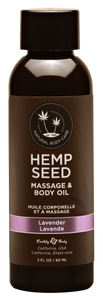 Hemp Seed Massage Oil - Lavender