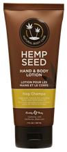Load image into Gallery viewer, Hemp Seed Hand &amp; Body Lotion - Nag Champa