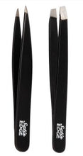 Load image into Gallery viewer, Satin Edge Tweezers - 2 Piece set with Case