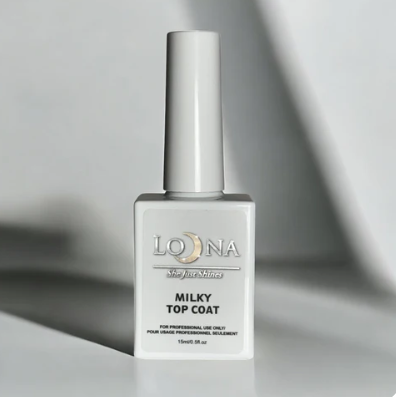 Loona Top Coat - Milky No Wipe 15mL