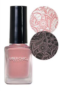 UberChic Stamping Polish - Barely Blushing