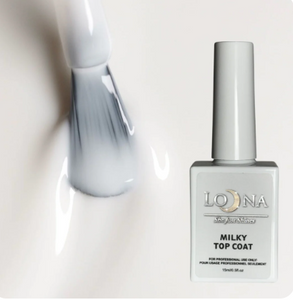 Loona Top Coat - Milky No Wipe 15mL