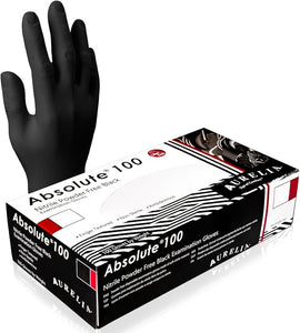 Gloves Absolute Nitrile - 100pc (black)
