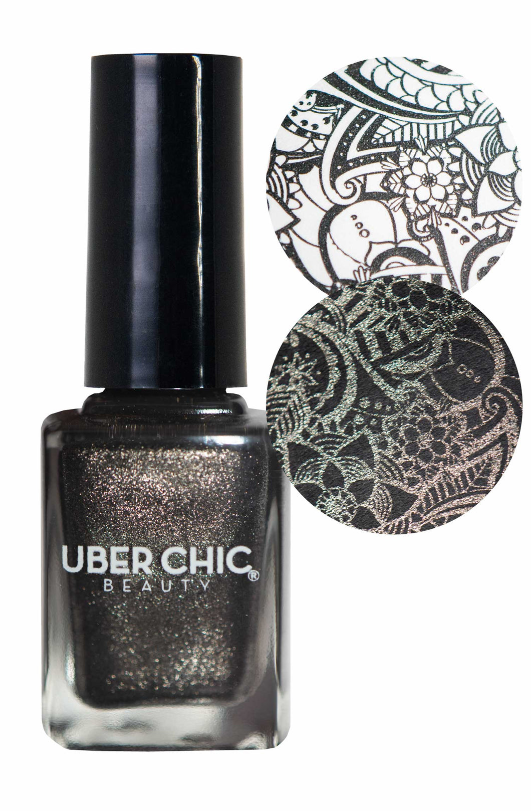 UberChic Stamping Polish - Black Pearl