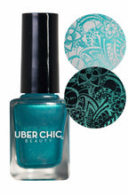 Load image into Gallery viewer, UberChic Stamping Polish - Dance Teal Dawn