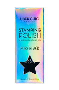 UberChic Stamping Polish - Pure Black