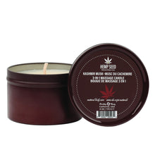 Load image into Gallery viewer, Hemp Seed Massage Candle - Kashmir Musk