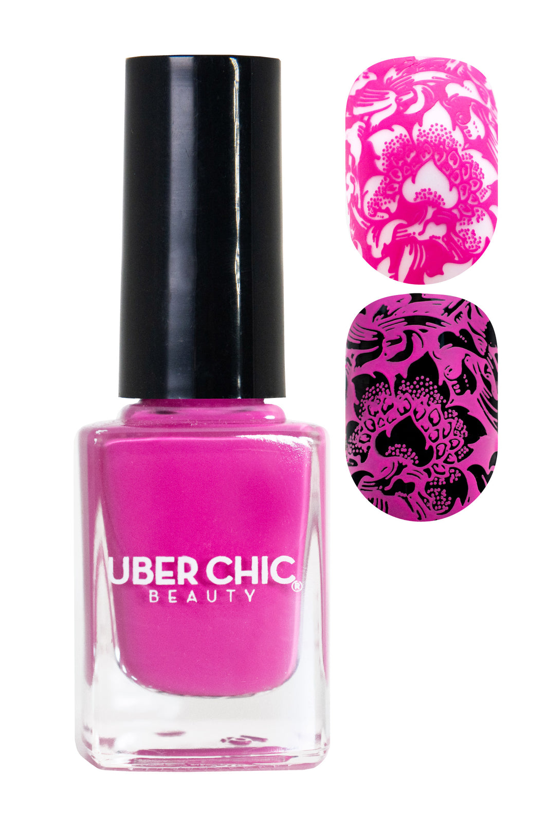 UberChic Stamping Polish - Kiss Me On My Tulips