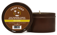 Load image into Gallery viewer, Hemp Seed Massage Candle - Nag Champa