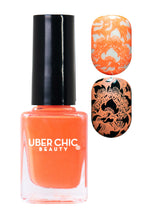 Load image into Gallery viewer, UberChic Stamping Polish - Electric Pumpkin