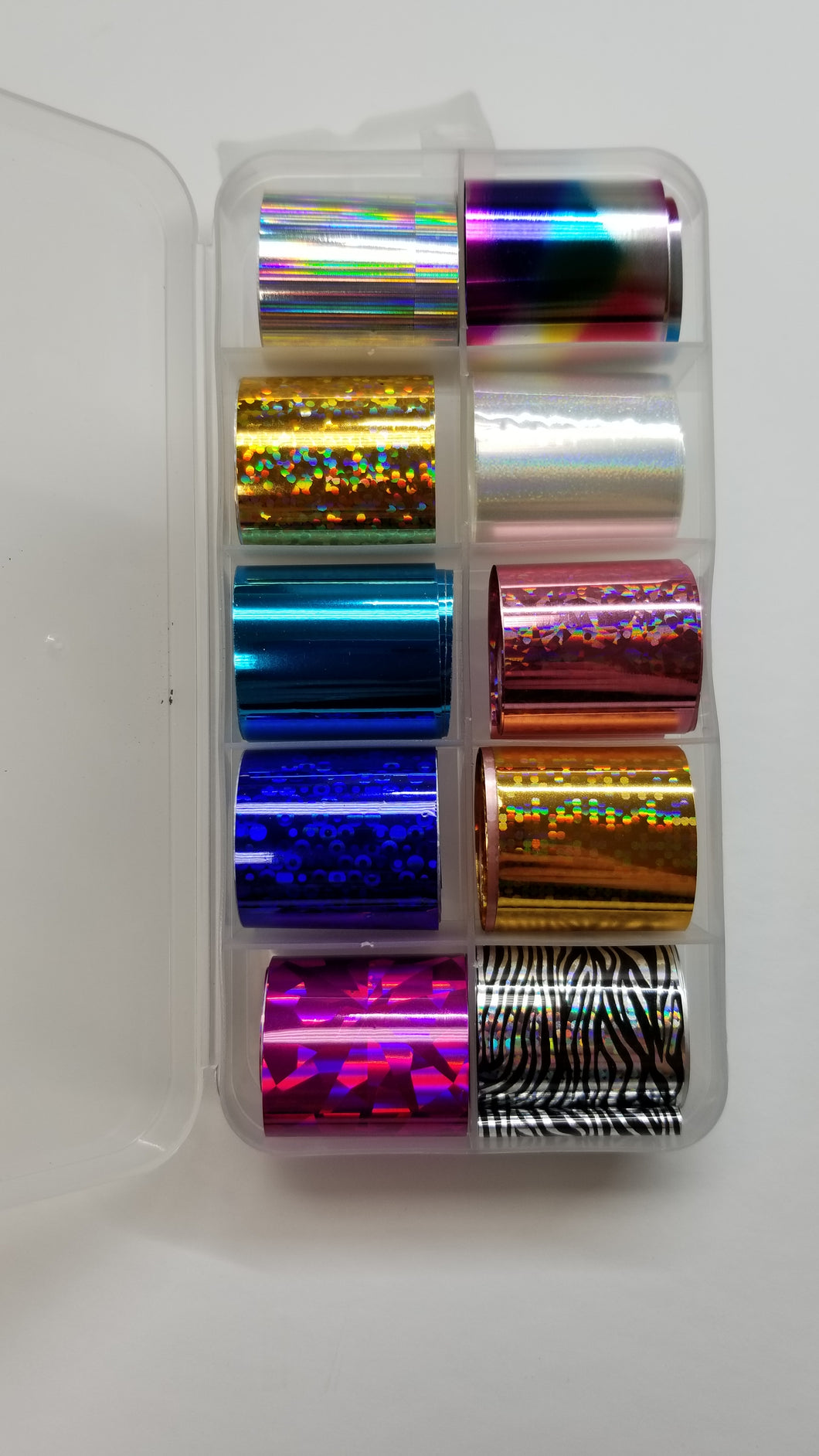 Foil 10 Pack Multi - Holographic with Zebra