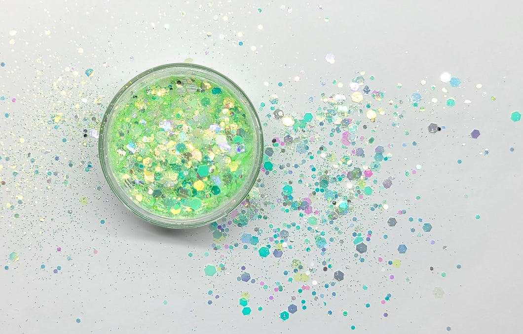 Glitter Glow - Green