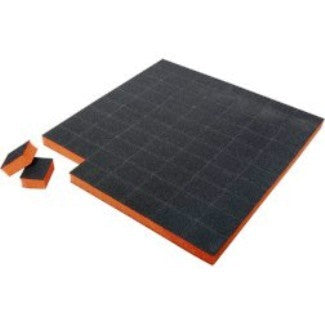 File - Mini Block 100/180 50pk (orange/black)