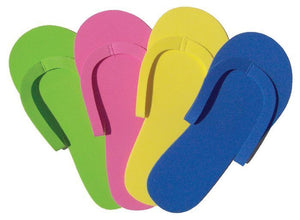 Pedicure Slippers - Multi-coloured 12pr