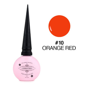 Christrio Aquarelle Gel - #10 Orange Red