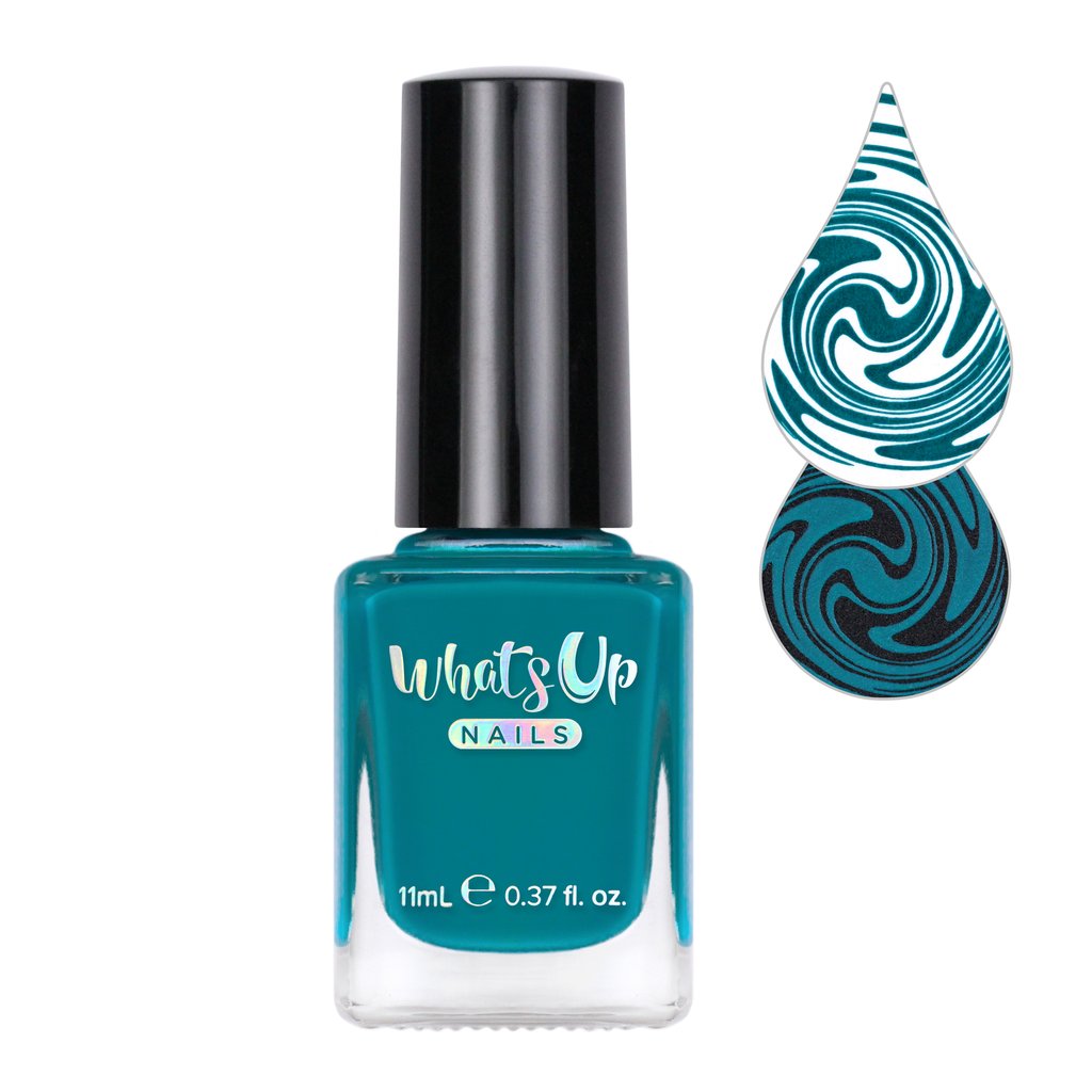Whats Up Stamping Polish - Not a Big Teal
